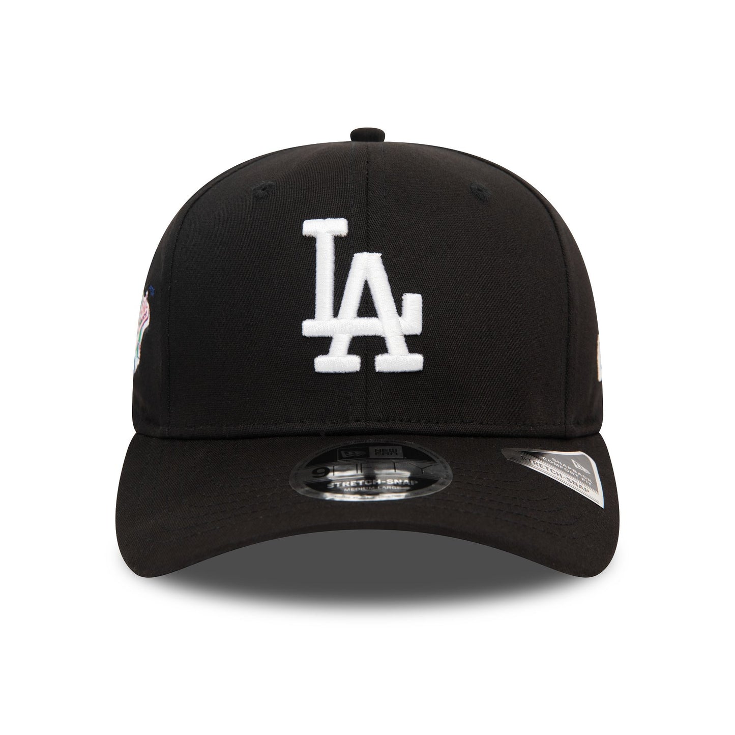 This is a LA Dodgers World Series Black 9FIFTY Stretch Snap Cap 2