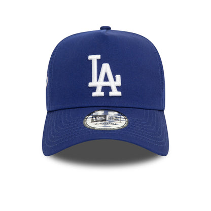 This is a LA Dodgers MLB Side Patch Dark Blue 9FORTY E-Frame Adjustable Cap 2