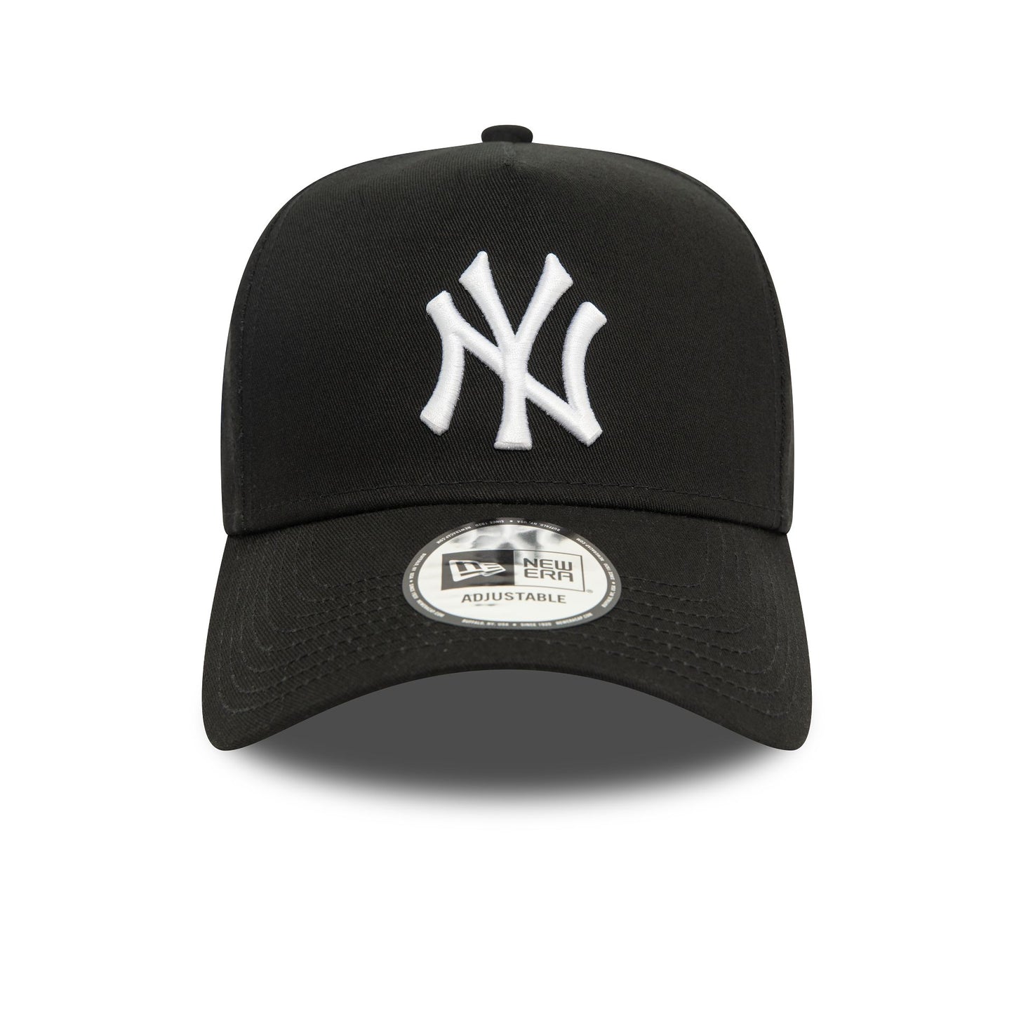 This is a New York Yankees MLB Side Patch Black 9FORTY E-Frame Adjustable Cap 2