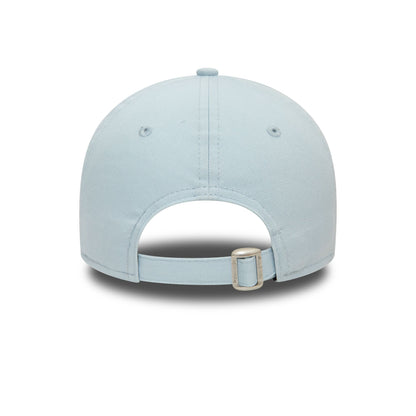 This is a New York Yankees Womens League Essential Pastel Blue 9FORTY Adjustable Cap 3