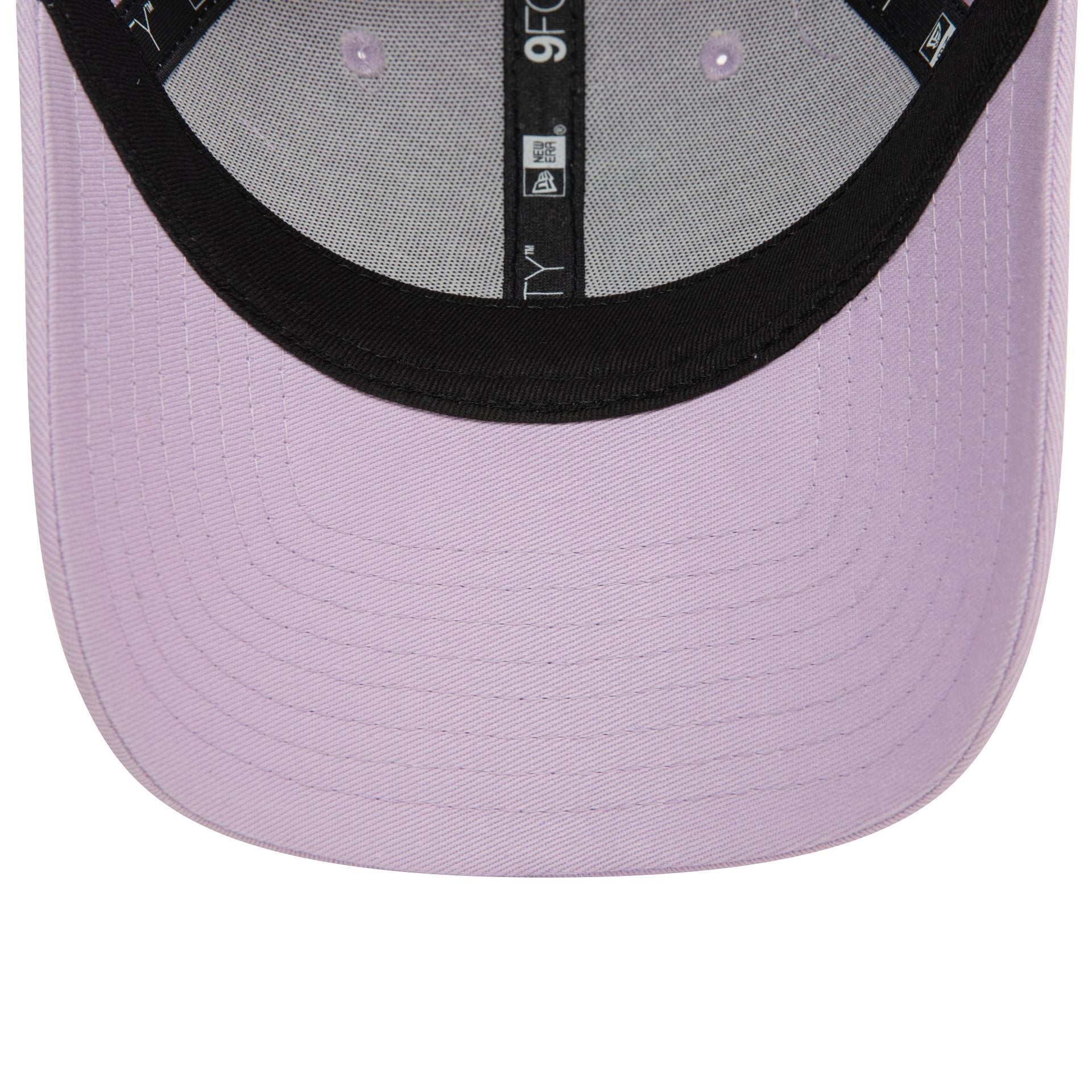 This is a LA Dodgers Womens Metallic Logo Pastel Purple 9FORTY Adjustable Cap 5