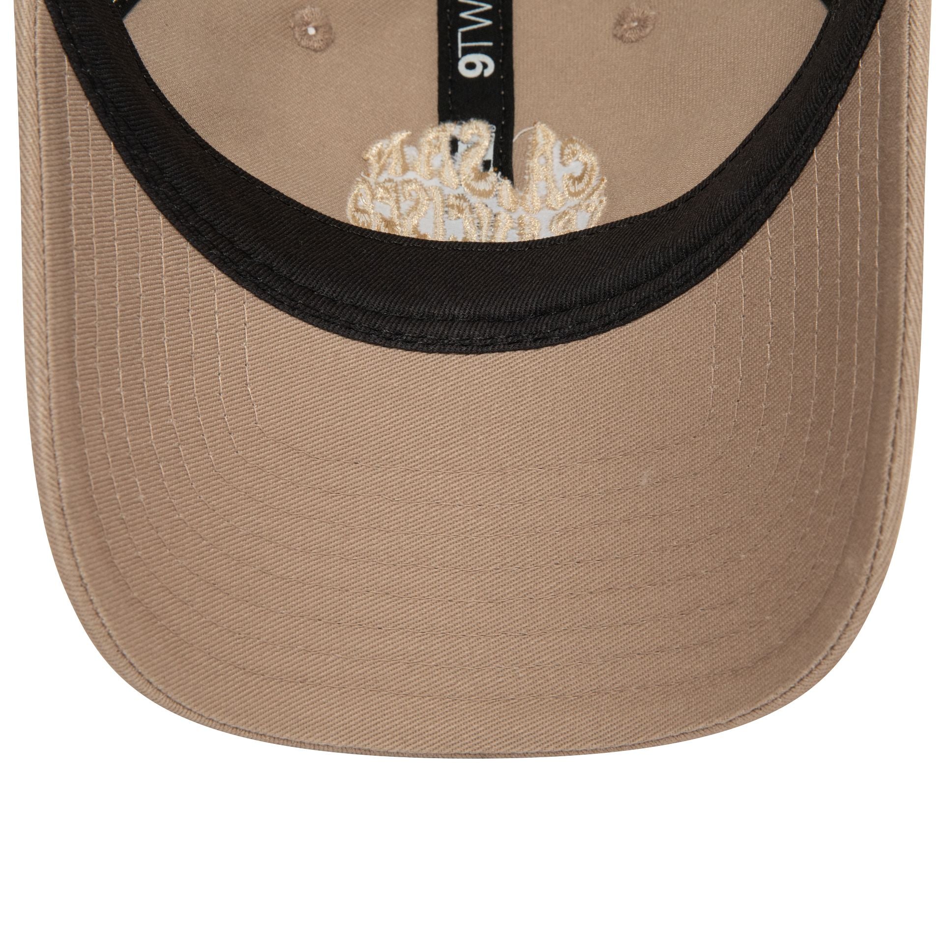 This is a New Era Womens Beige 9TWENTY Adjustable Trucker Cap 5