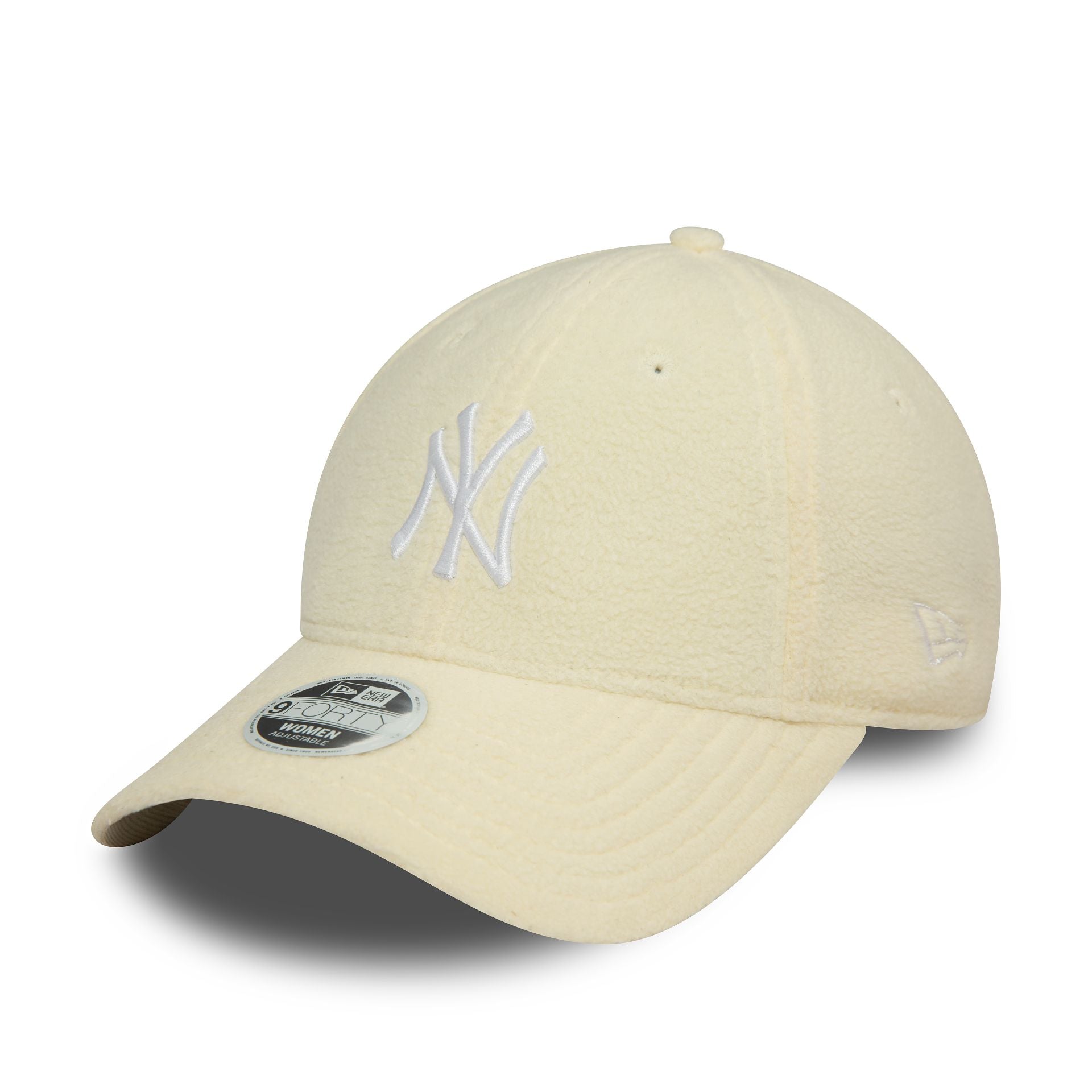 This is a New York Yankees Womens Cosy Cream 9FORTY Adjustable Cap 1