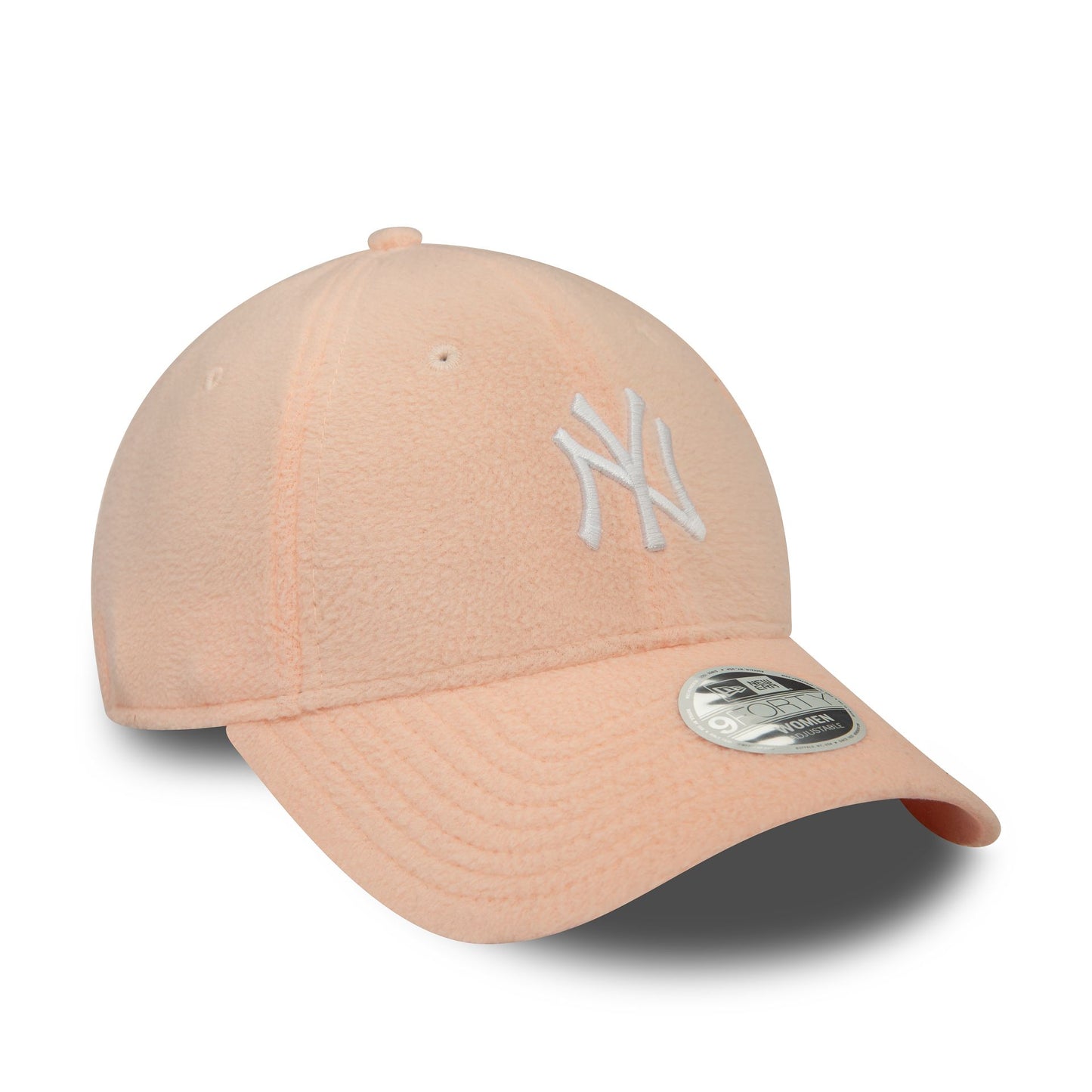 This is a New York Yankees Womens Cosy Pastel Pink 9FORTY Adjustable Cap 3