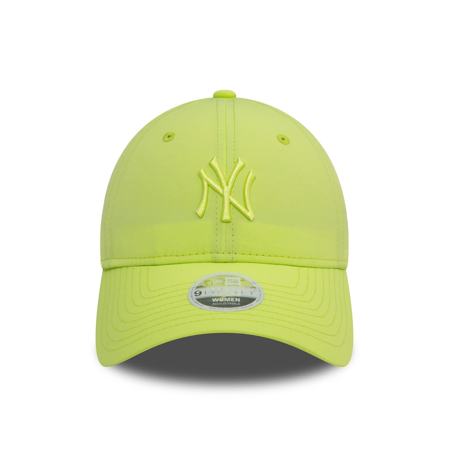 This is a New York Yankees Womens Nylon Pastel Green 9TWENTY Adjustable Cap 2