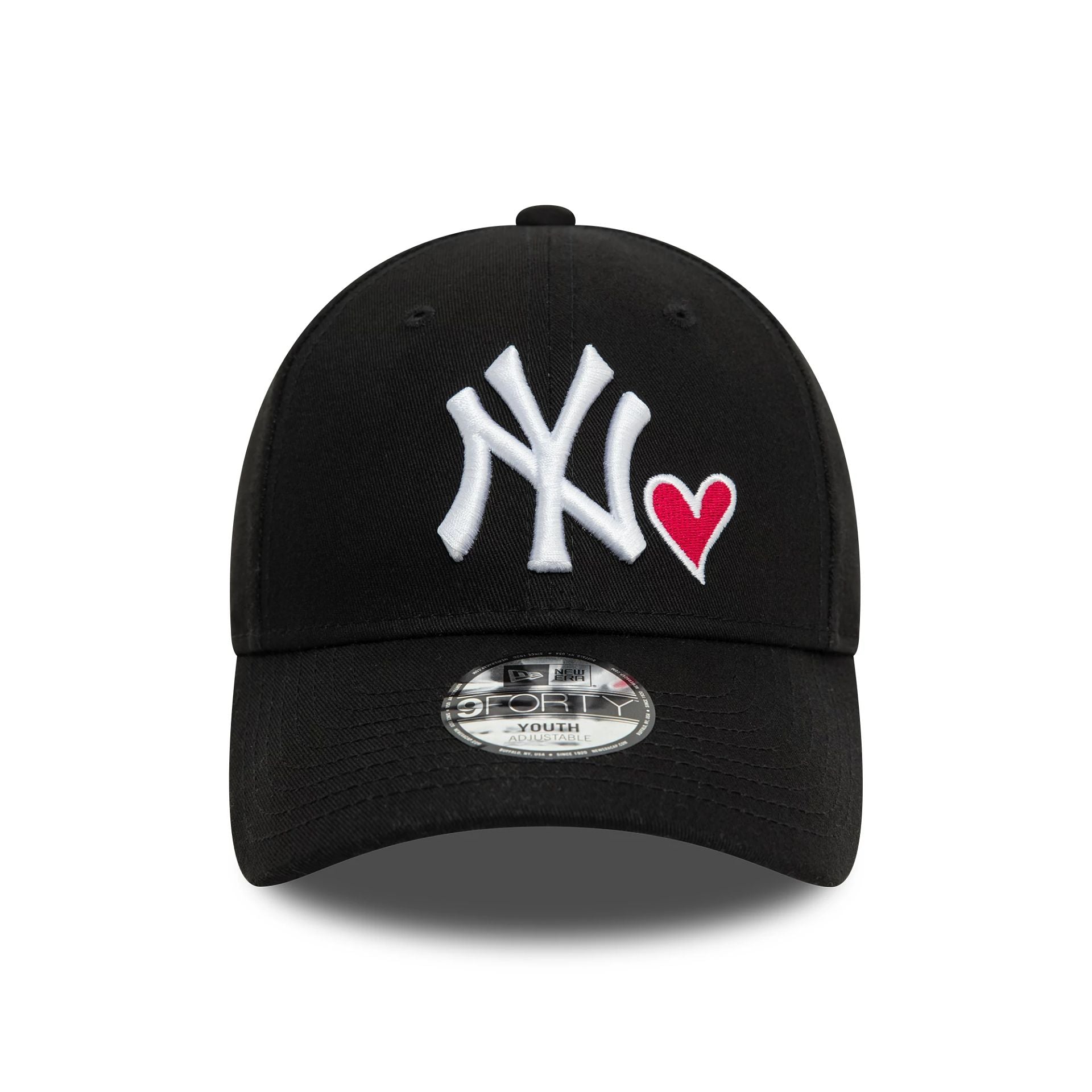 This is a New York Yankees Youth Icon Black 9FORTY Adjustable Cap 2