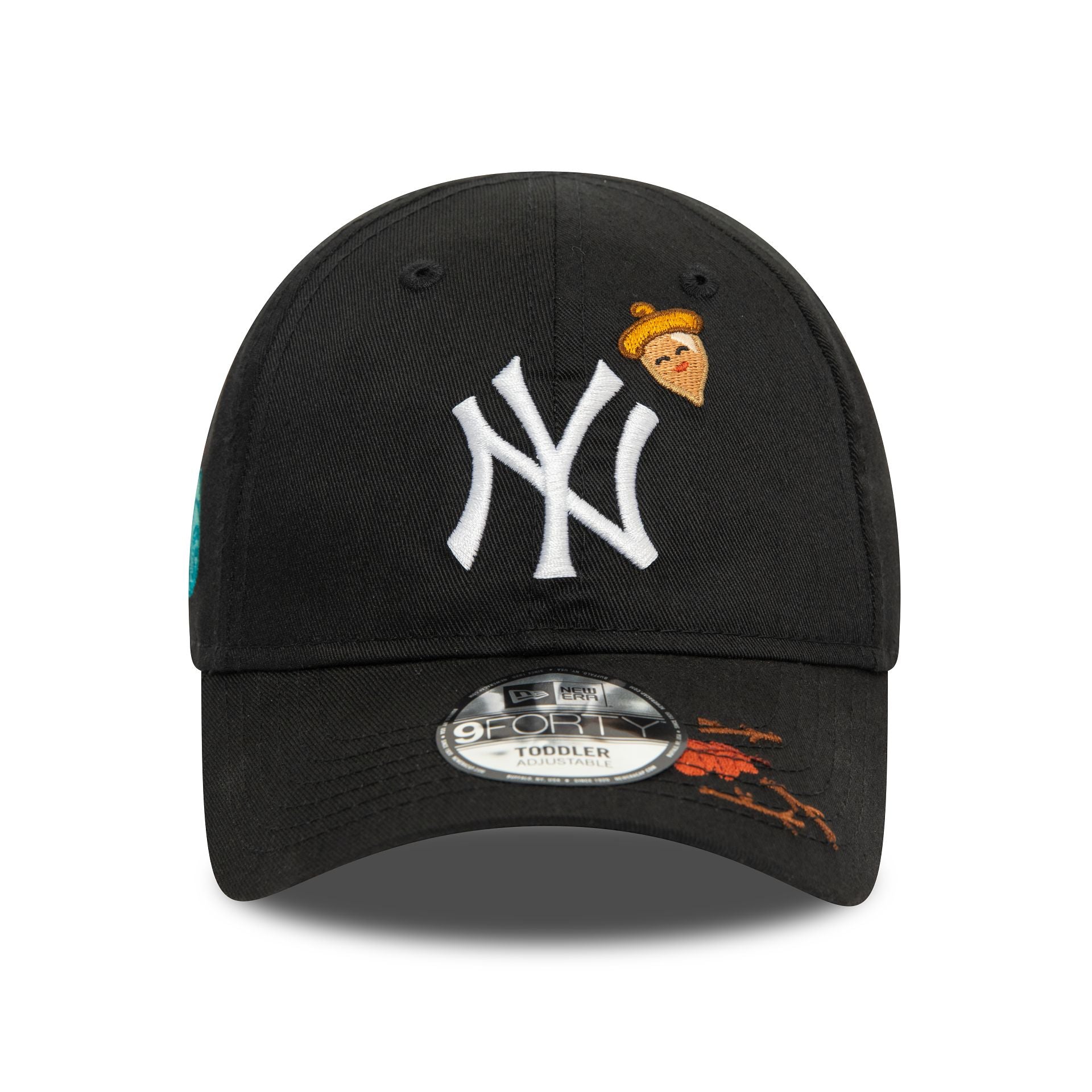 This is a New York Yankees Toddler Icon Black 9FORTY Adjustable Cap 2