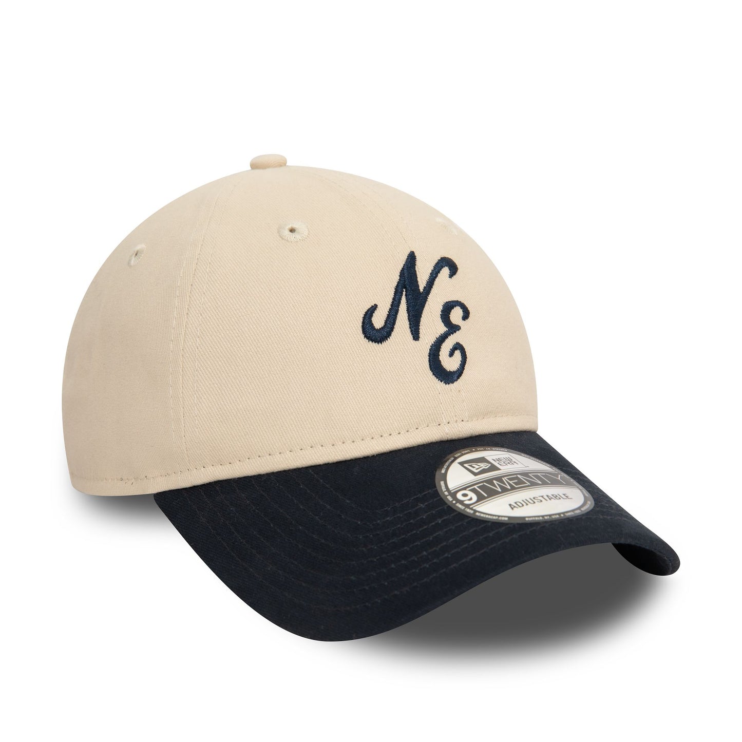 This is a New Era Peached Cotton Navy 9TWENTY Adjustable Cap 3