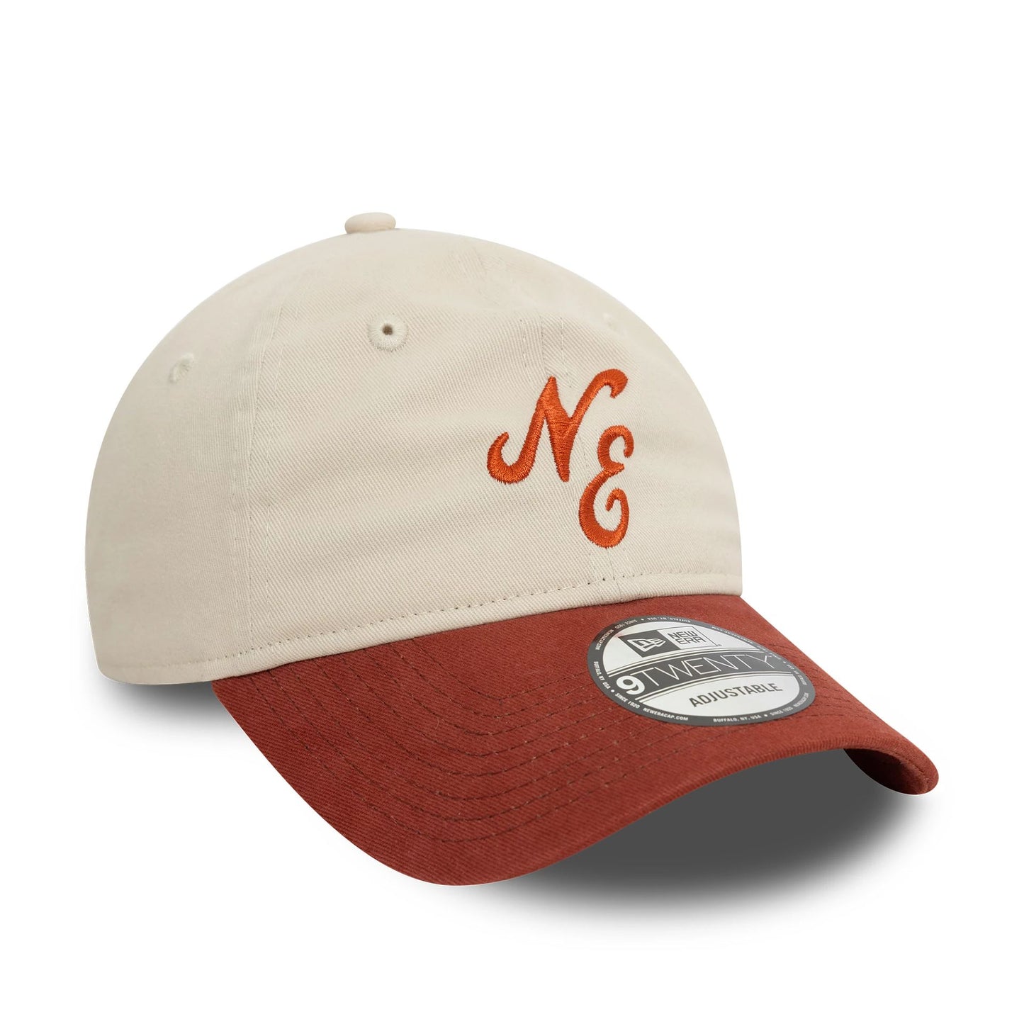 This is a New Era Peached Cotton Red 9TWENTY Adjustable Cap 3