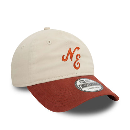 This is a New Era Peached Cotton Red 9TWENTY Adjustable Cap 3