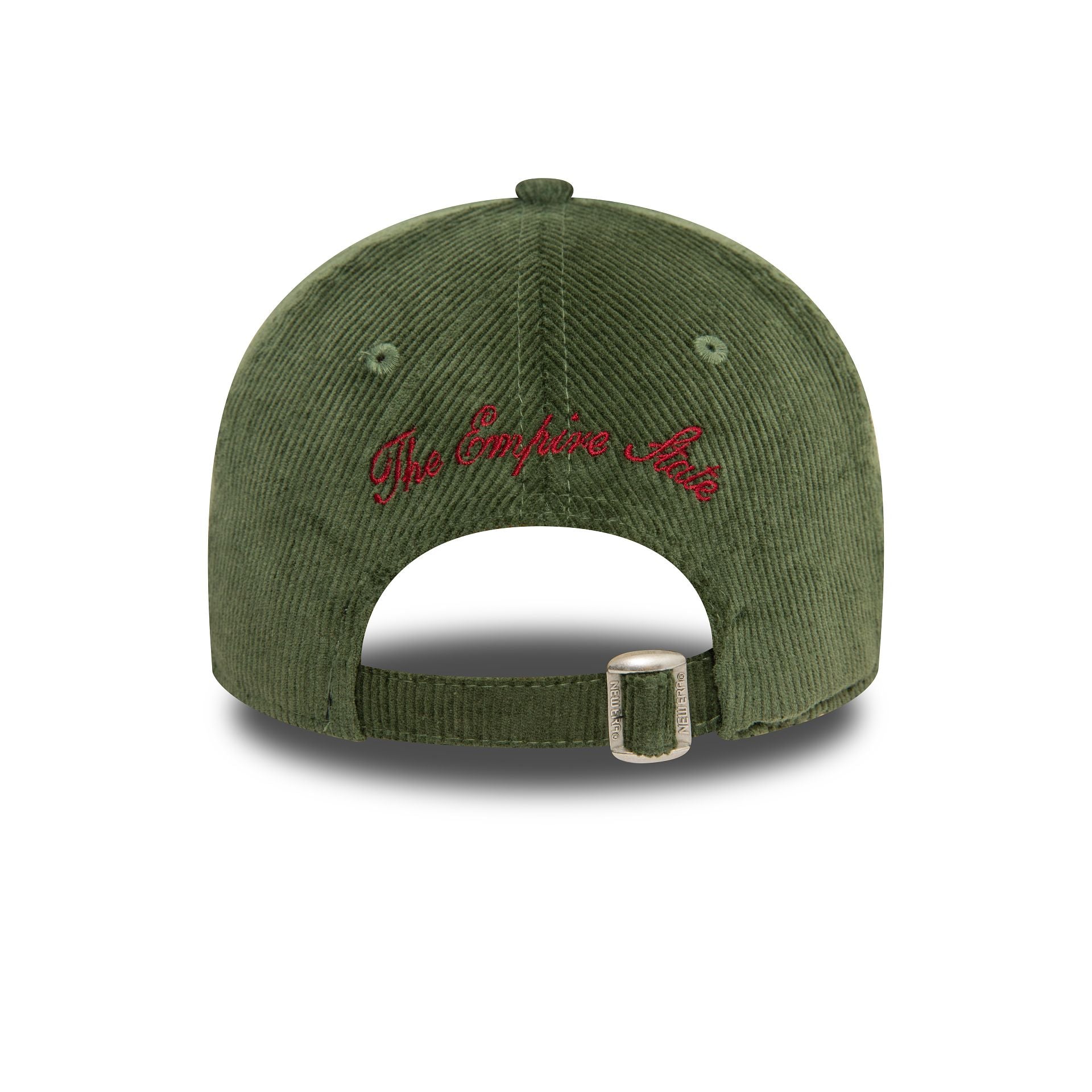 This is a New Era Cord Dark Green 9TWENTY Adjustable Cap 4