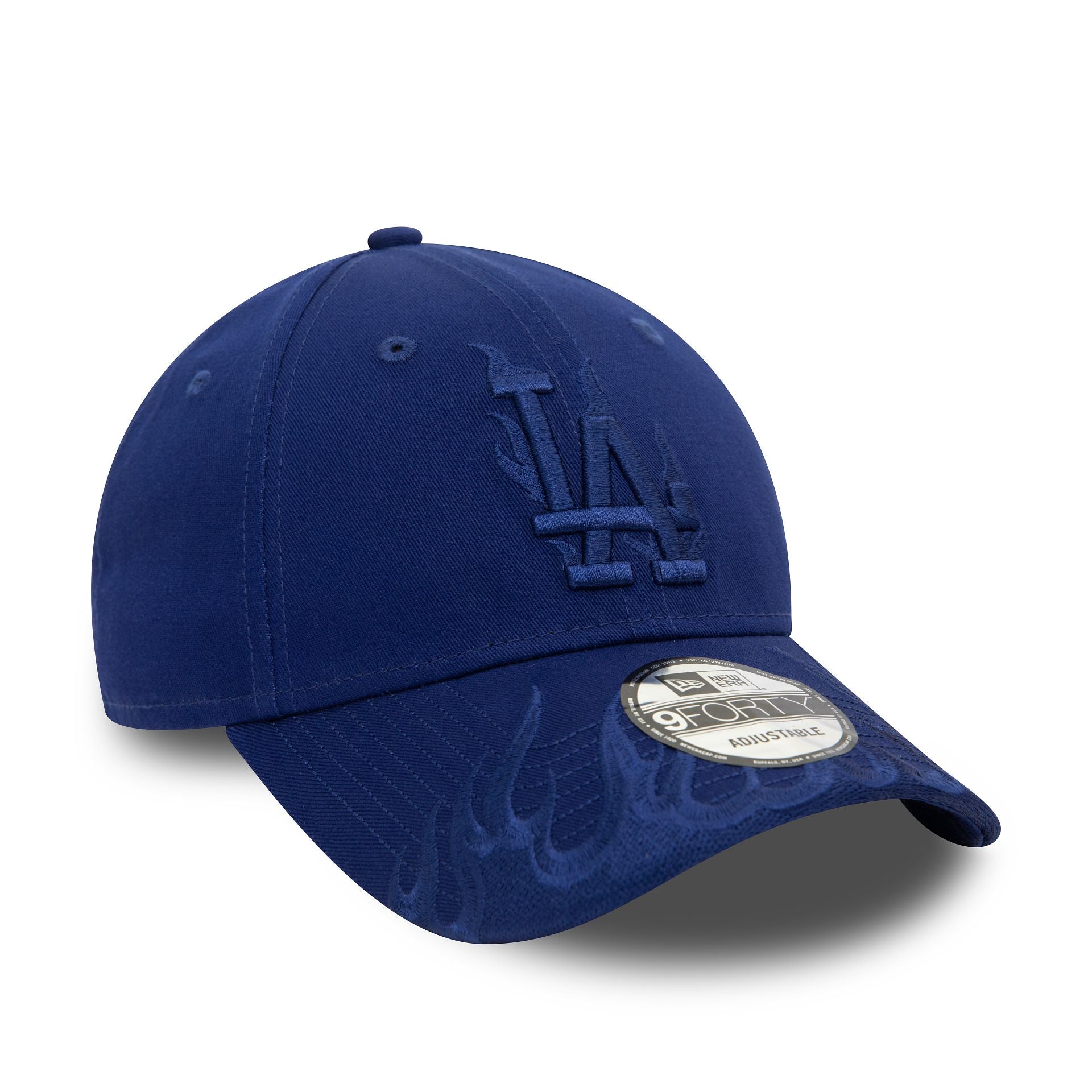 This is a LA Dodgers MLB Flame Dark Blue 9FORTY Adjustable Cap 3