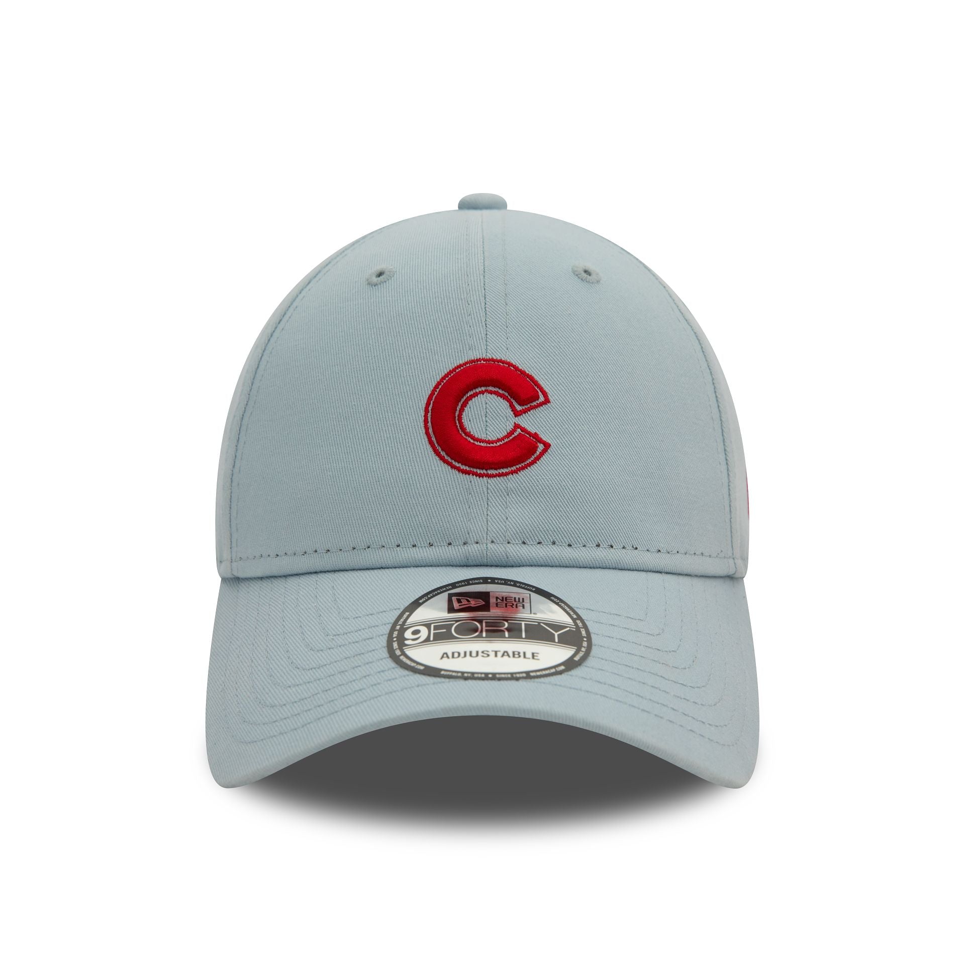 This is a Chicago Cubs Washed Pastel Blue 9FORTY Adjustable Cap 2