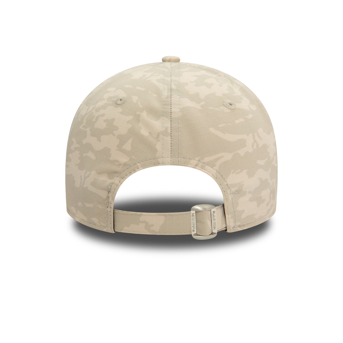 This is a New York Yankees Tonal Camo All Over Print Light Beige 9FORTY Adjustable Cap 4