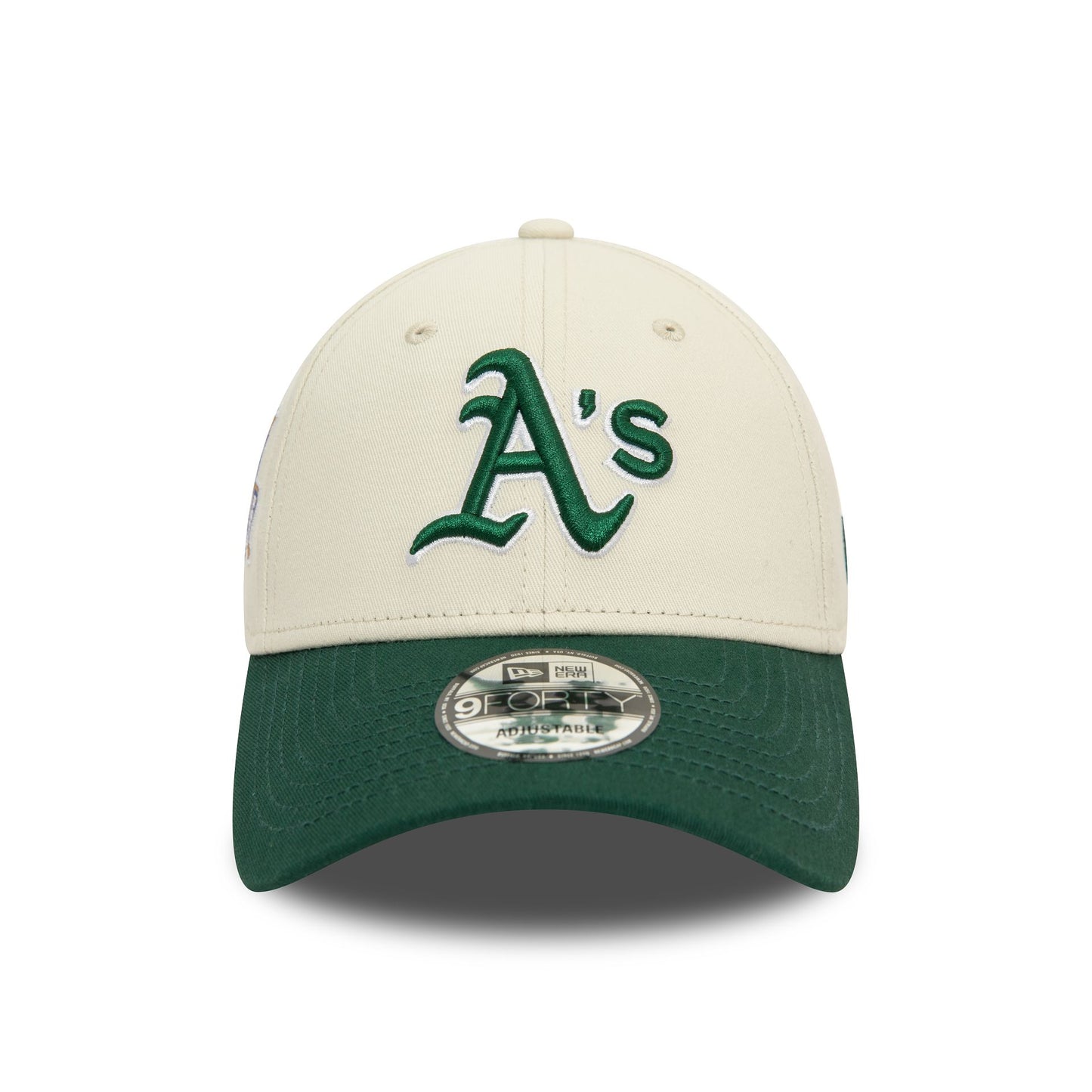 This is a Oakland Athletics World Series Dark Green 9FORTY Adjustable Cap 4