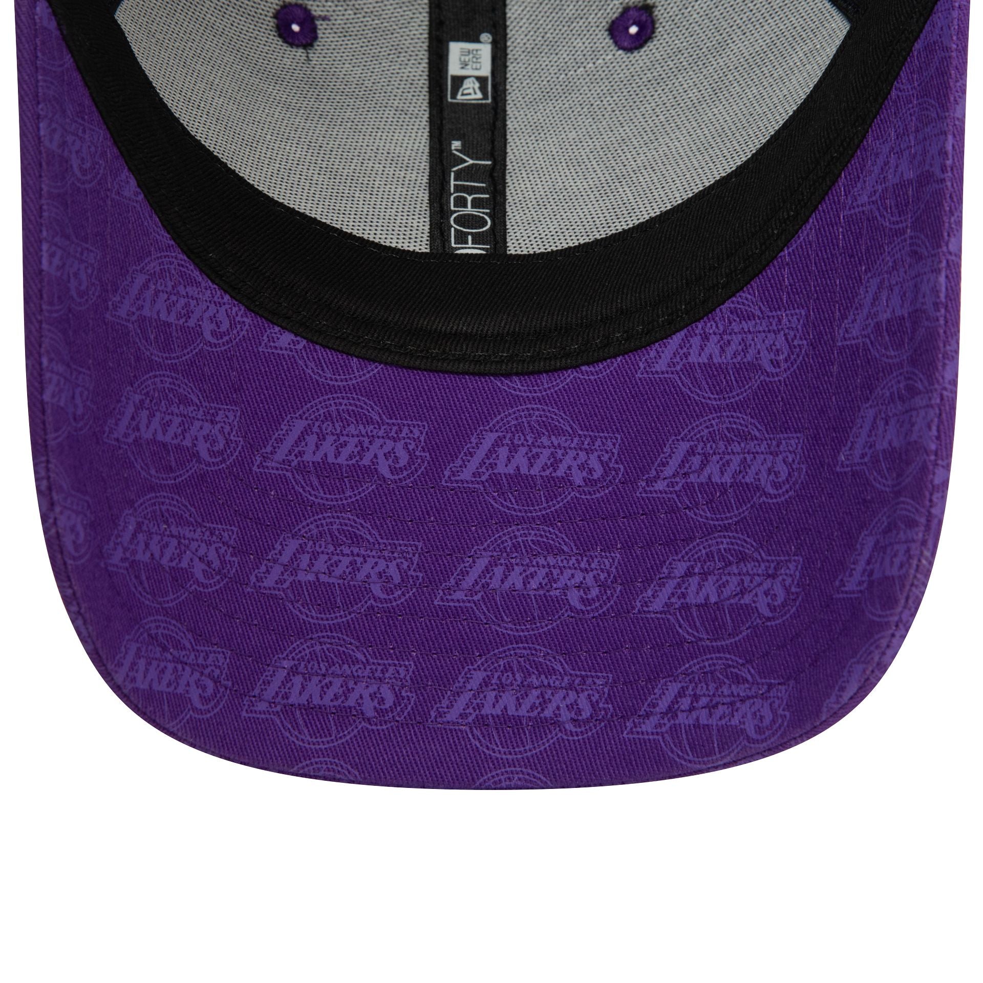 This is a LA Lakers Team Monogram Purple 9FORTY Adjustable Cap 5