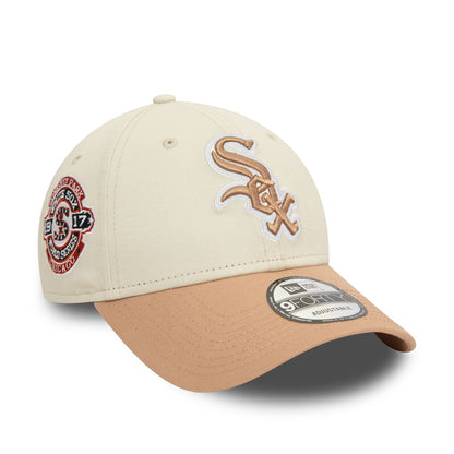 This is a Chicago White Sox World Series Beige 9FORTY Adjustable Cap 1