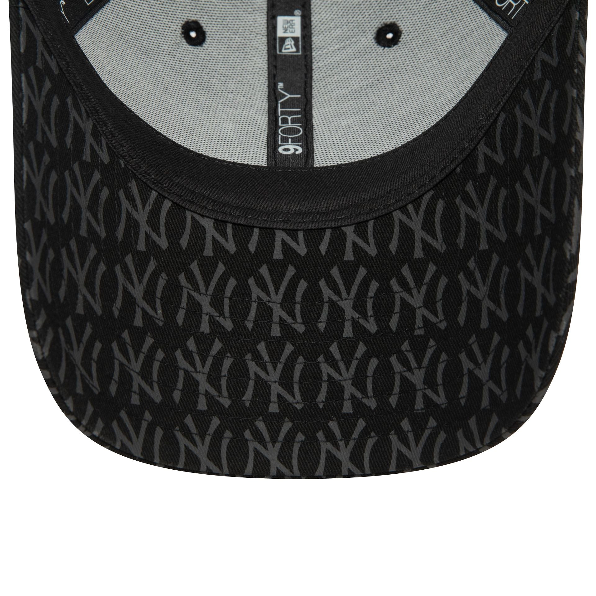 This is a New York Yankees Team Monogram Black 9FORTY Adjustable Cap 5