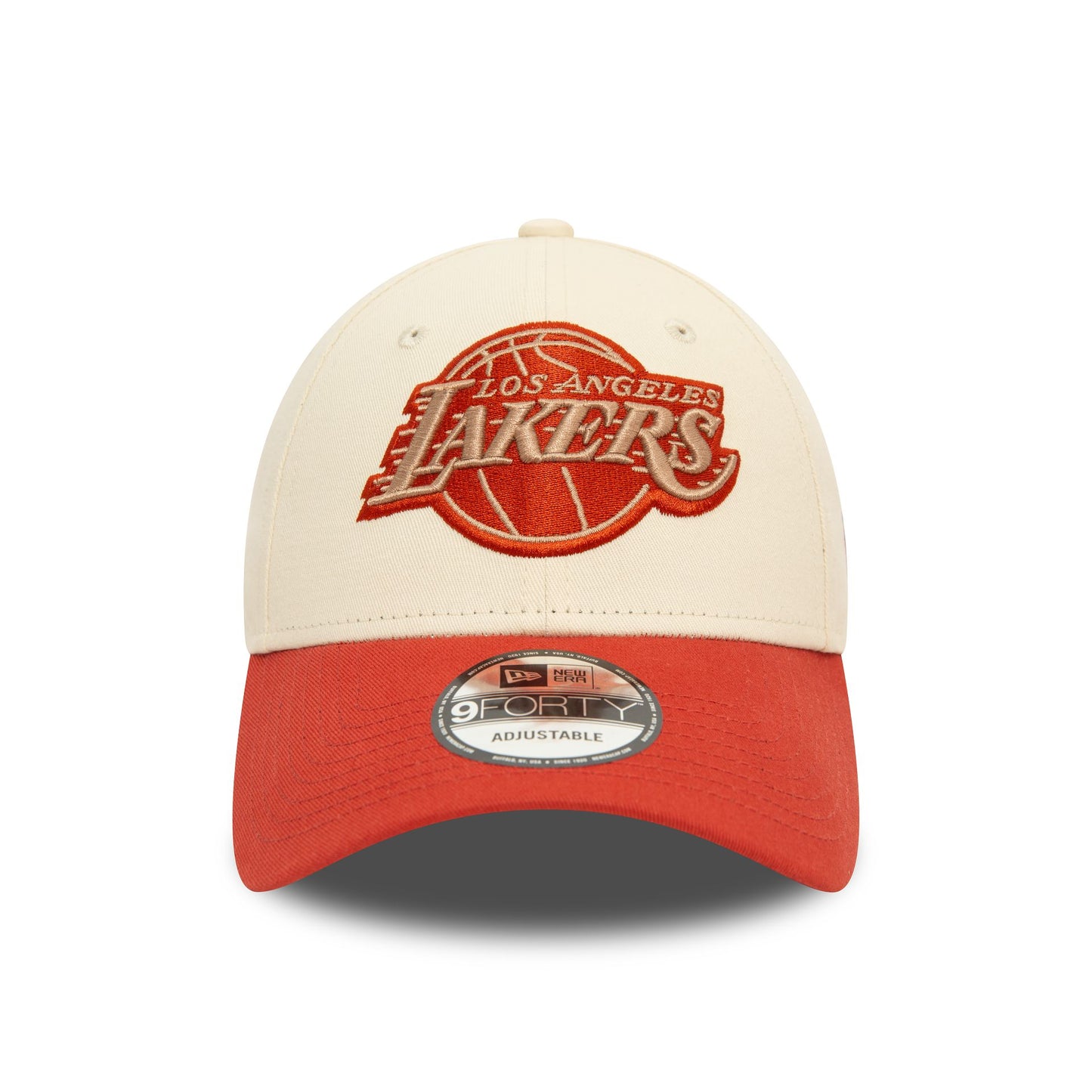 This is a LA Lakers Colour Block Light Beige 9FORTY Adjustable Cap 2