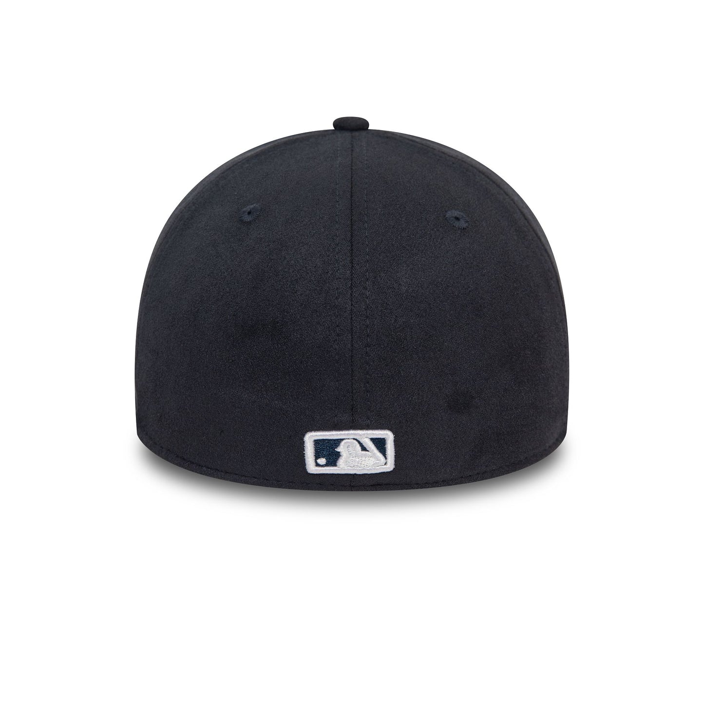 This is a New York Yankees Faux Suede Navy 39THIRTY Stretch Fit Cap 4