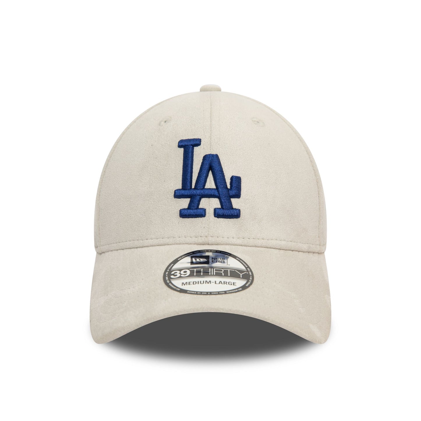 This is a LA Dodgers Faux Suede Stone 39THIRTY Stretch Fit Cap 2