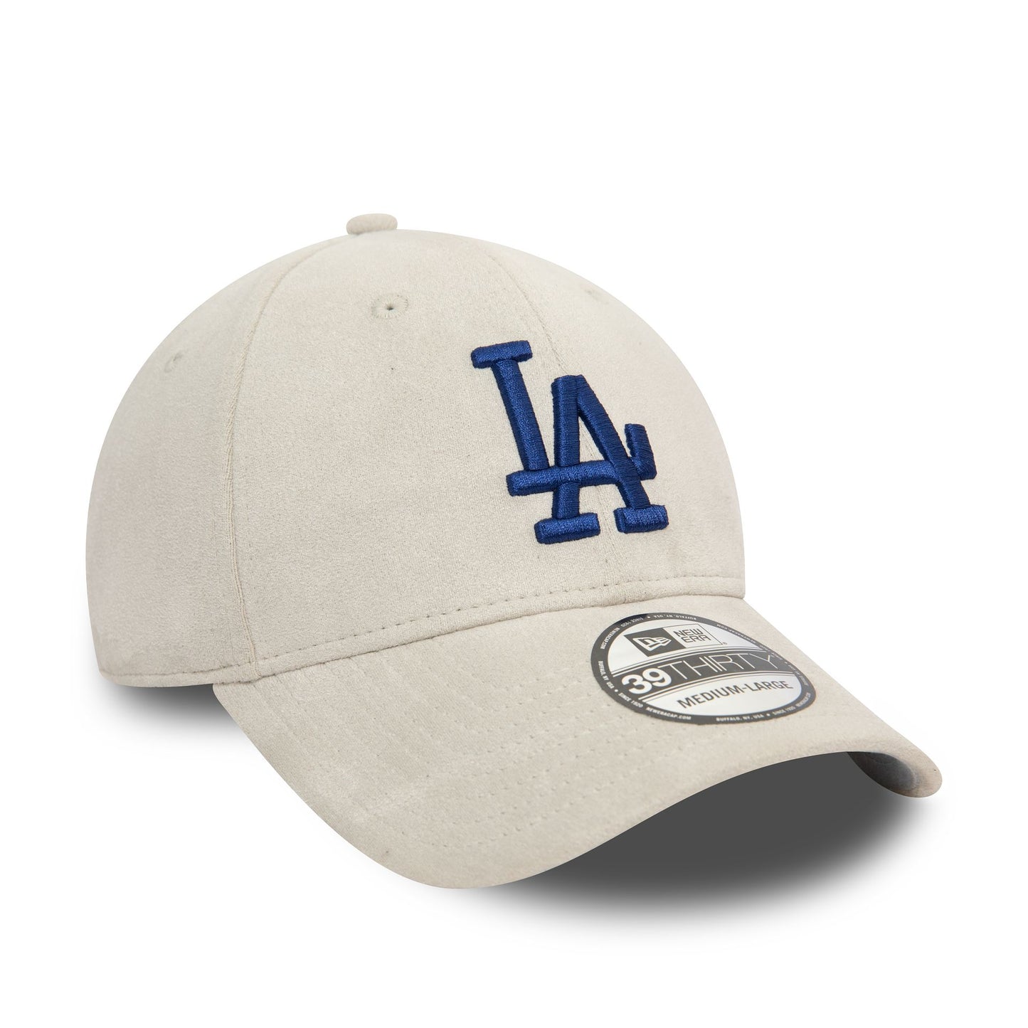 This is a LA Dodgers Faux Suede Stone 39THIRTY Stretch Fit Cap 3