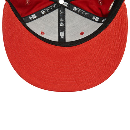 This is a Chicago Bulls Seasonal Flower Copper 9FIFTY Snapback Cap 5