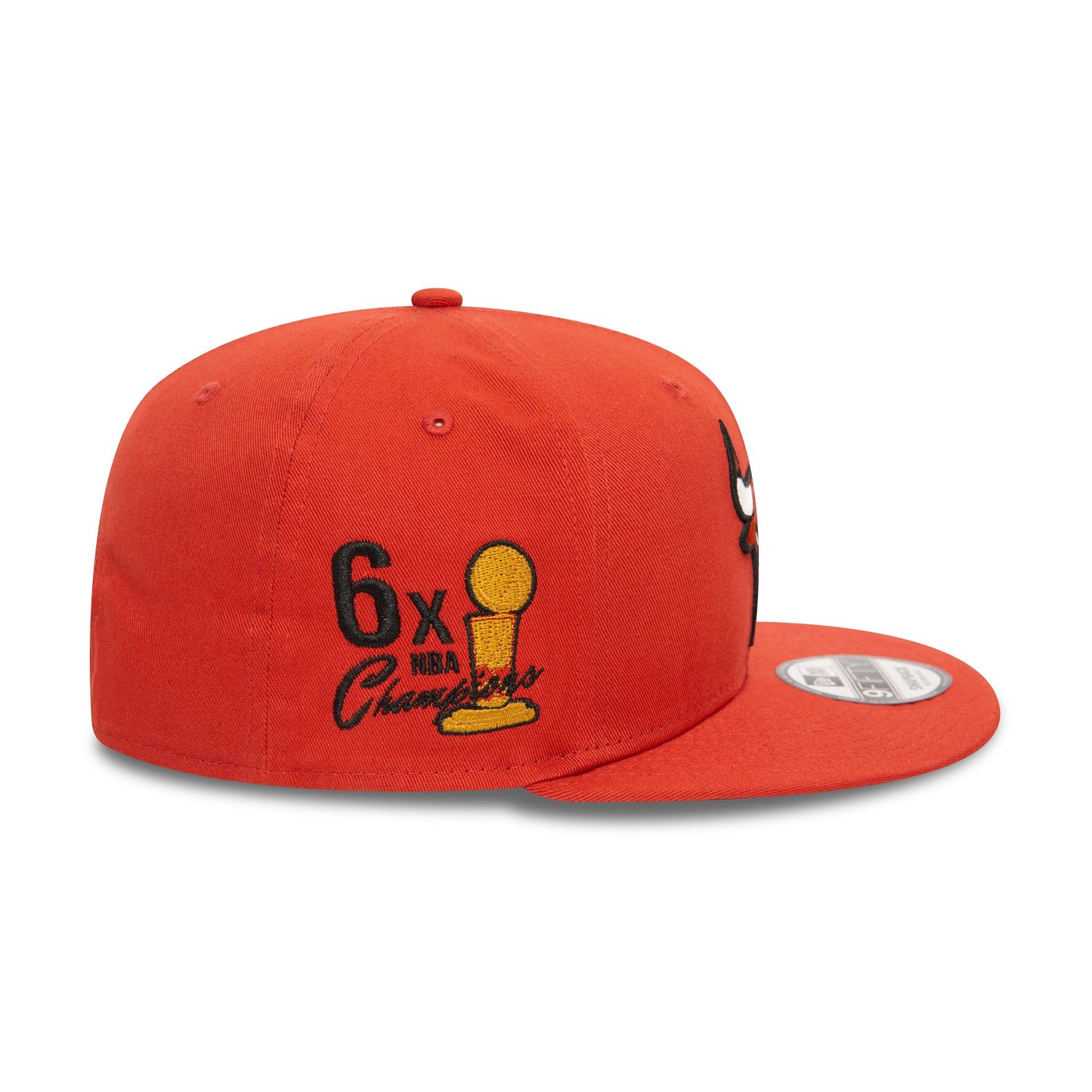 This is a Chicago Bulls Seasonal Flower Copper 9FIFTY Snapback Cap 6