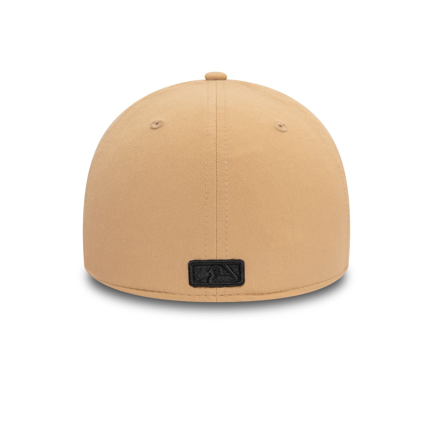 This is a Oakland Athletics Stretch Nylon Beige 39THIRTY Stretch Fit Cap 4