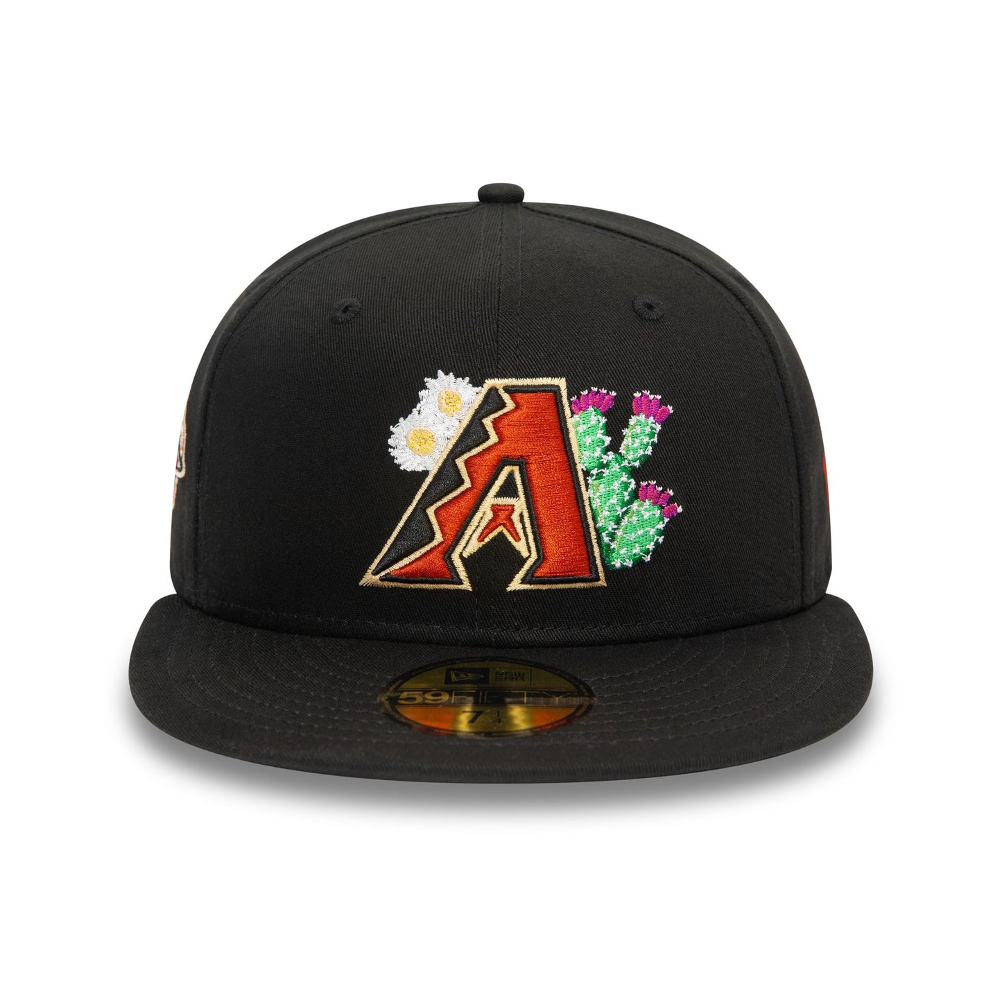 This is a Arizona Diamondbacks MLB Icon Black 59FIFTY Fitted Cap 2