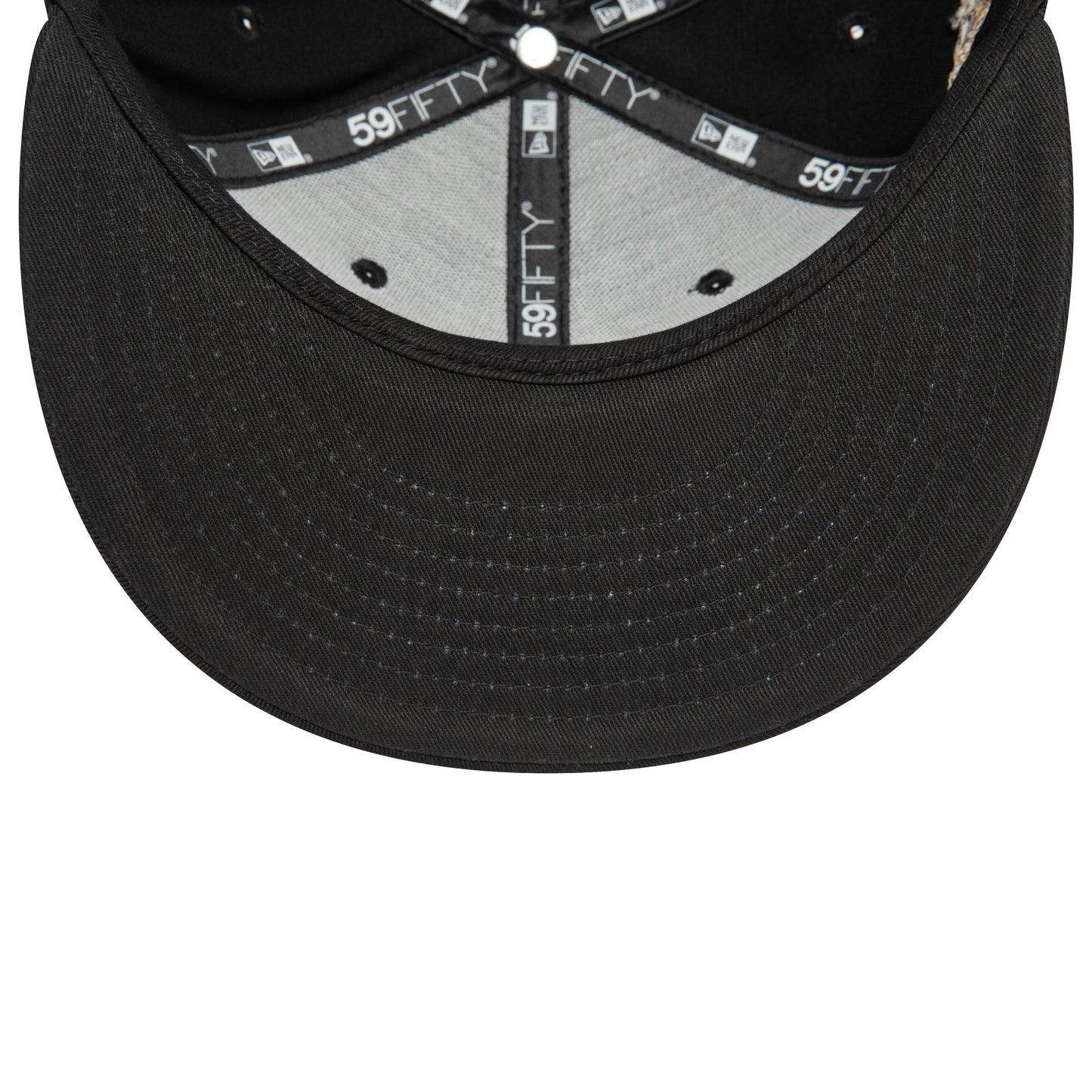 This is a Arizona Diamondbacks MLB Icon Black 59FIFTY Fitted Cap 5