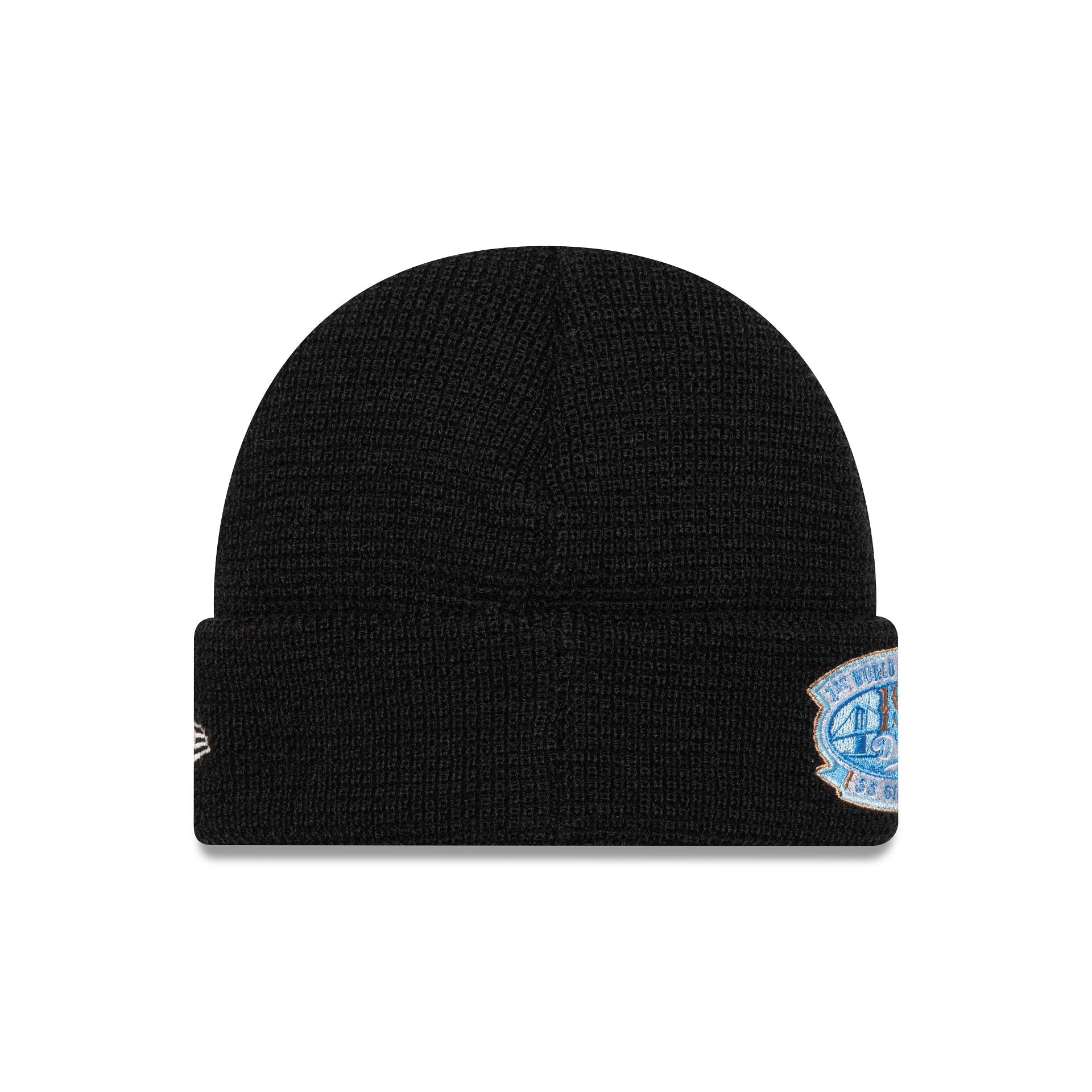 This is a LA Dodgers Black Short Cuff Knit Beanie Hat 2