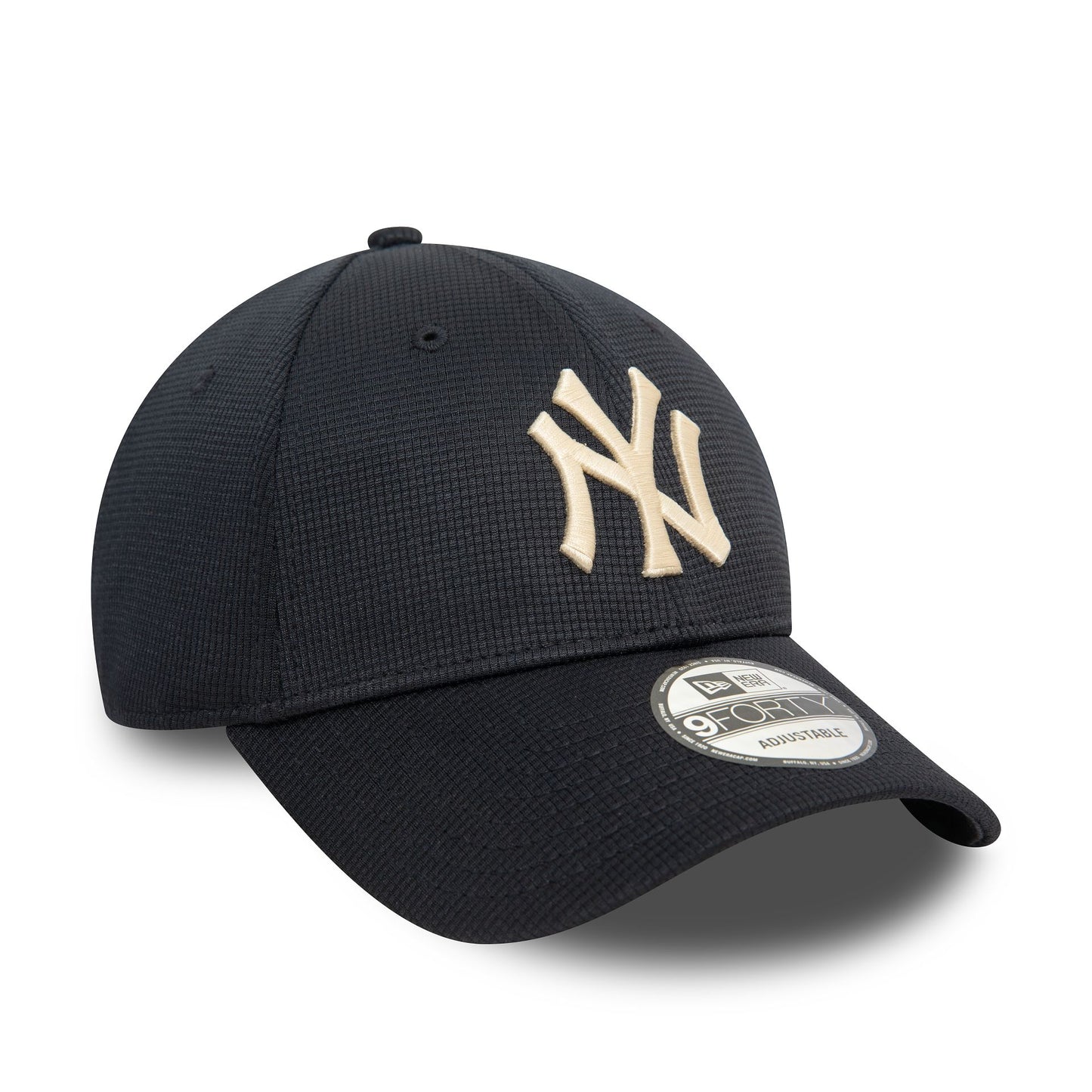 This is a New York Yankees Pivot Knit Navy 9FORTY Adjustable Cap 3