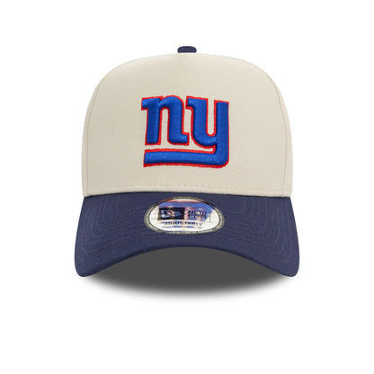 This is a New York Giants NFL Light Beige 9FORTY E-Frame Adjustable Cap 3