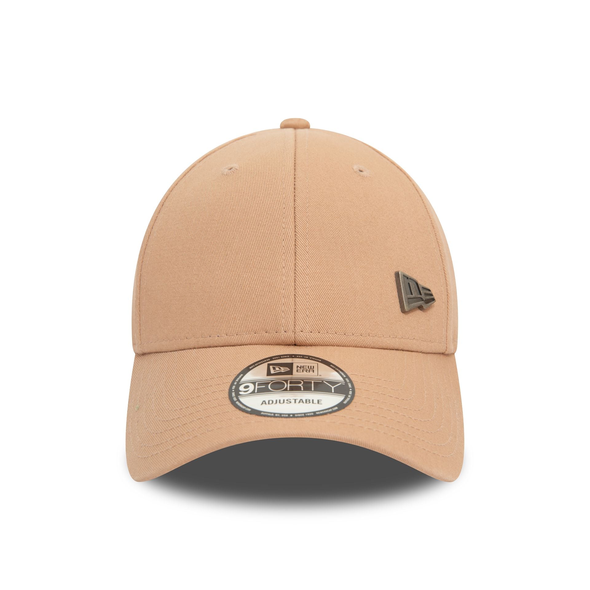 This is a New Era Pin Beige 9FORTY Adjustable Cap 2