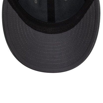 This is a New Era Heavy Twill Dark Grey 9FIFTY Retro Crown Cap 5