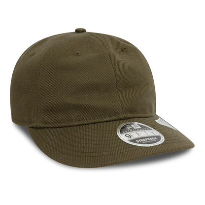 This is a New Era Heavy Twill Khaki 9FIFTY Retro Crown Cap 4