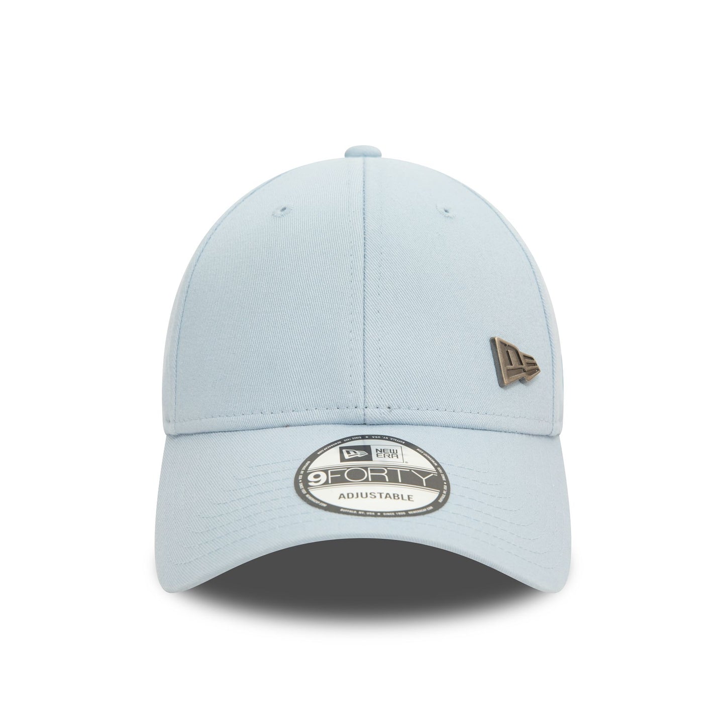 This is a New Era Pin Pastel Blue 9FORTY Adjustable Cap 2