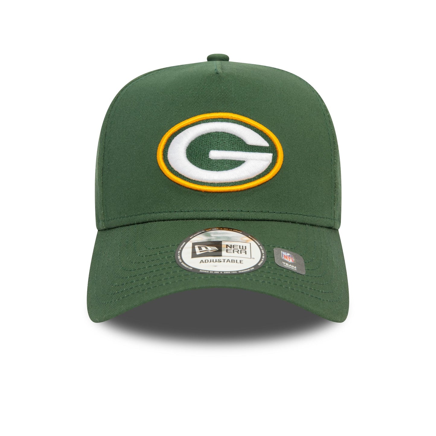 This is a Green Bay Packers NFL Official Team Colours Dark Green 9FORTY E-Frame Adjustable Cap 3