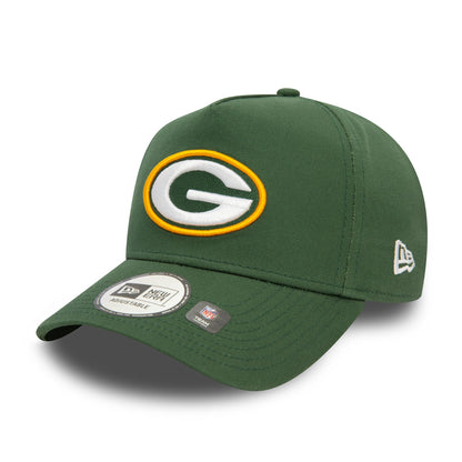 This is a Green Bay Packers NFL Official Team Colours Dark Green 9FORTY E-Frame Adjustable Cap 1