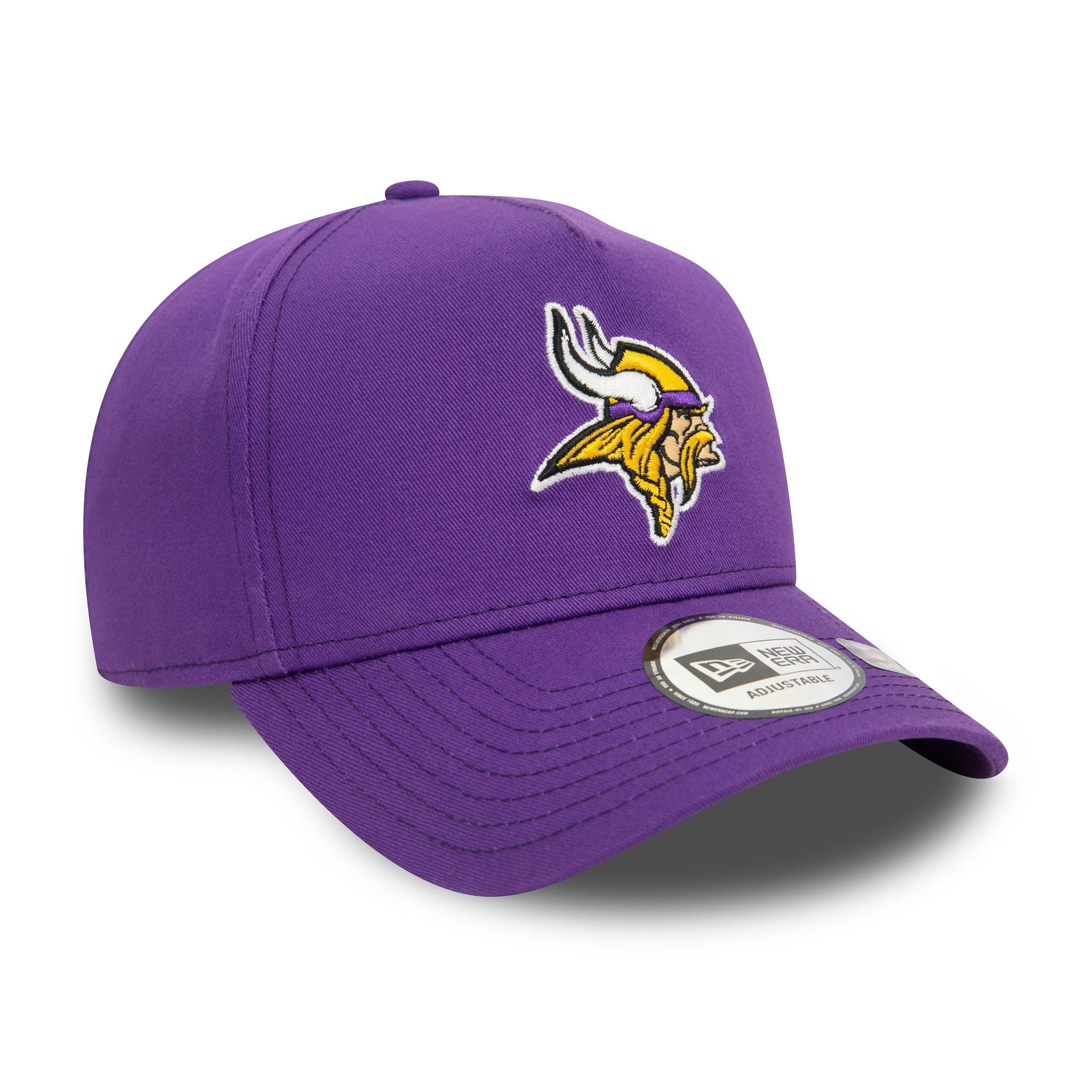 This is a Minnesota Vikings NFL Official Team Colours Purple 9FORTY E-Frame Adjustable Cap 4