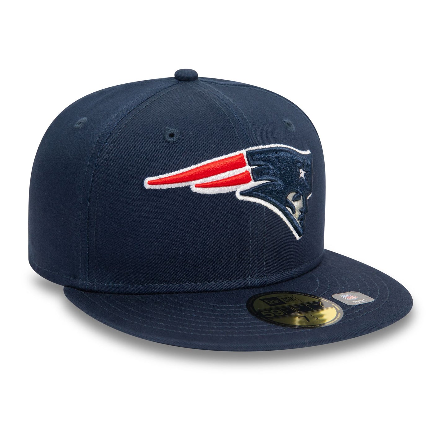 This is a New England Patriots NFL Official Team Colours Dark Blue 59FIFTY Fitted Cap 5