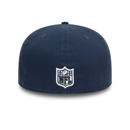 This is a New England Patriots NFL Official Team Colours Dark Blue 59FIFTY Fitted Cap 2