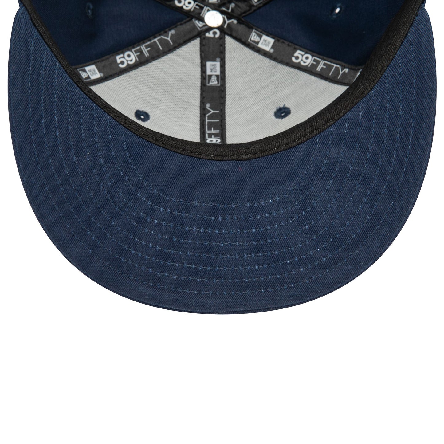 This is a New England Patriots NFL Official Team Colours Dark Blue 59FIFTY Fitted Cap 3