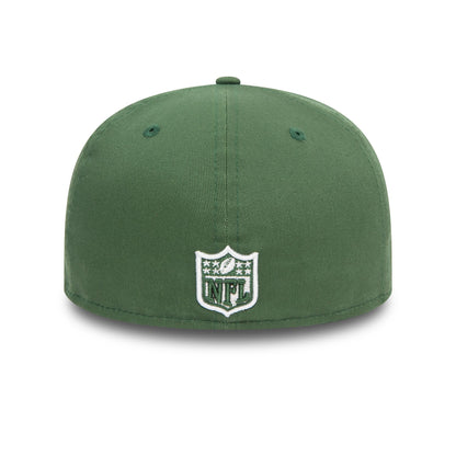 This is a Green Bay Packers NFL Official Team Colours Dark Green 59FIFTY Fitted Cap 2