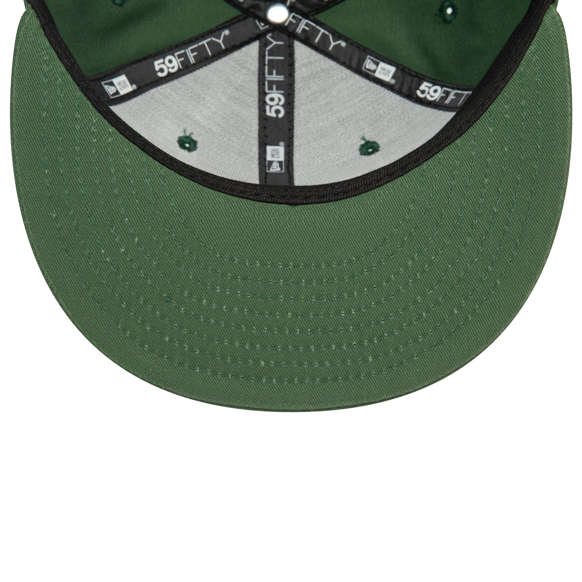 This is a Green Bay Packers NFL Official Team Colours Dark Green 59FIFTY Fitted Cap 3