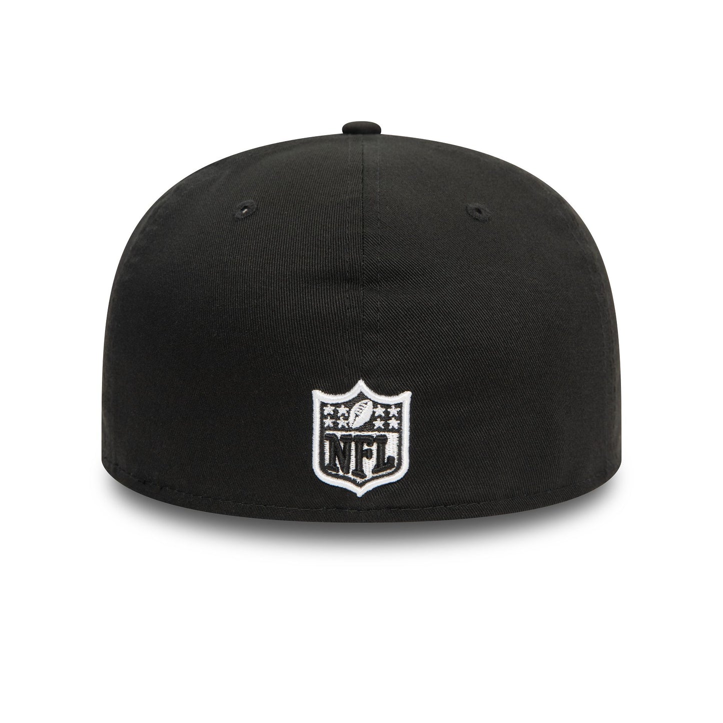 This is a Las Vegas Raiders NFL Official Team Colours Black 59FIFTY Fitted Cap 2