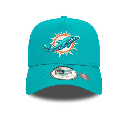 This is a Miami Dolphins NFL Official Team Colours Turquoise 9FORTY E-Frame Adjustable Cap 5