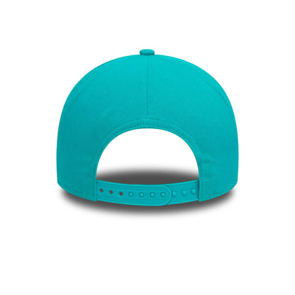 This is a Miami Dolphins NFL Official Team Colours Turquoise 9FORTY E-Frame Adjustable Cap 4