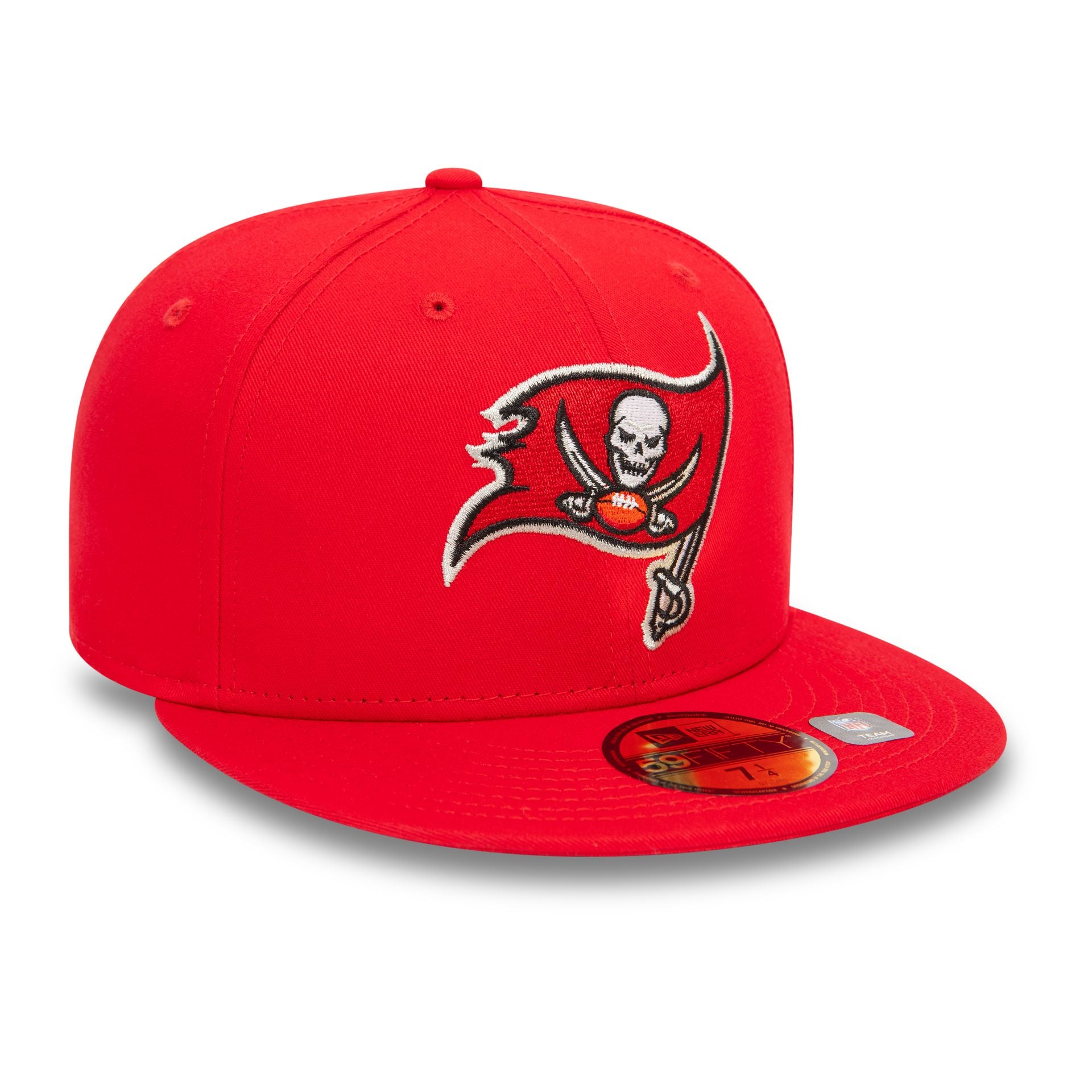 This is a Tampa Bay Buccaneers NFL Official Team Colours Red 59FIFTY Fitted Cap 4